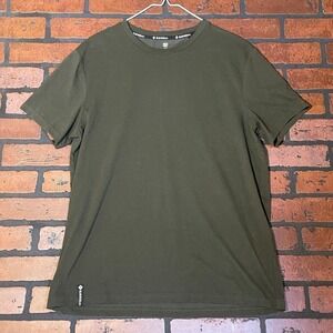 Baerskin Tactical No BS Men's Large Dark Green Performance Short Sleeve tee